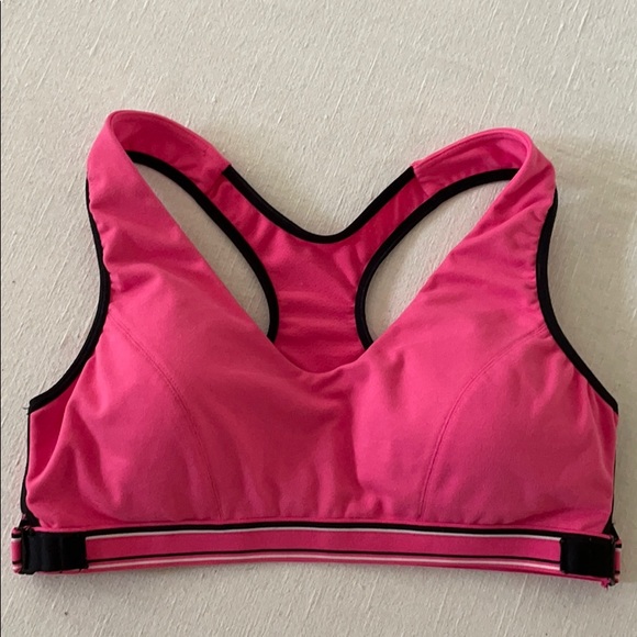 Bally Pink Low Impact Racerback Sport Bra M/34C - Picture 1 of 4